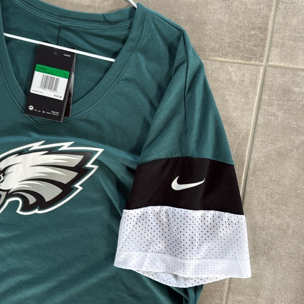 NWT Philadelphia Eagles Women's NFL Nike Dri-Fit Short Sleeve Tee - Size XL - Picture 7 of 9
